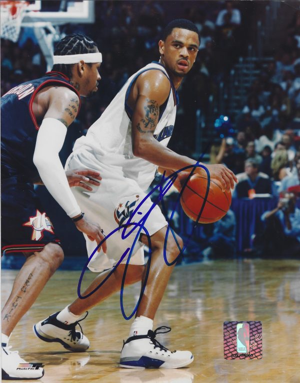 Autographed JUAN DIXON Washington Wizards 8x10 Photo