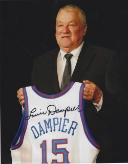 Autographed  LOUIE DAMPIER 8X10 Kentucky Colonels photo