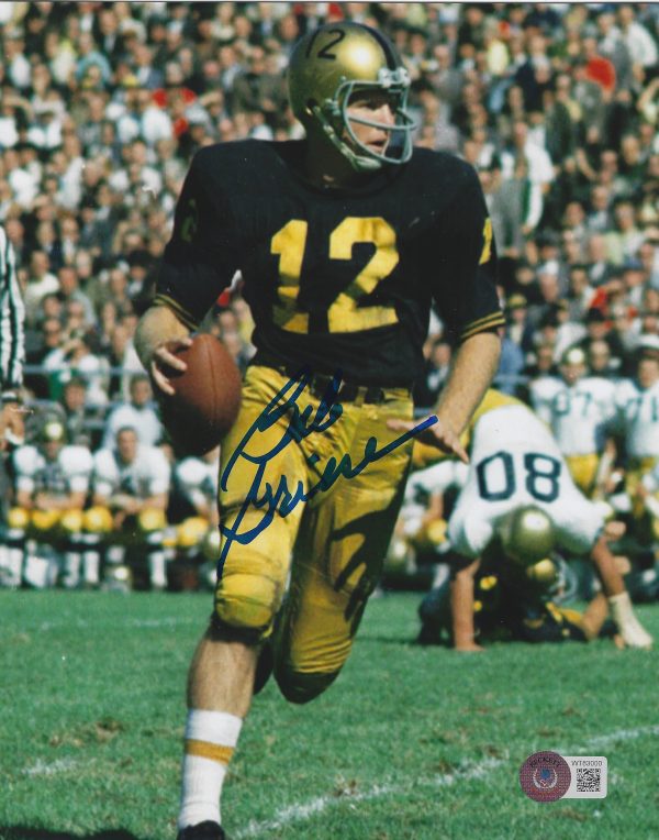 Autographed BOB GRIESE 8X10 Purdue Boilermakers photo Beckett Witness