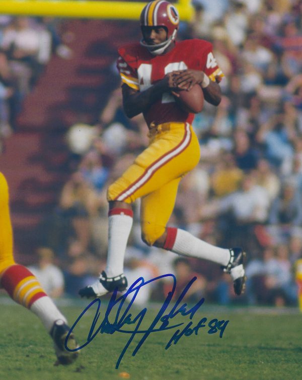 Autographed CHARLEY TAYLOR 8x10 Washington Redskins Photo