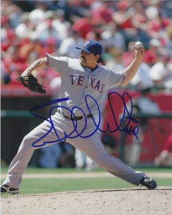 AUTOGRAPHED 8X10 EDDIE GUARDADO TEXAS RANGERS Photo