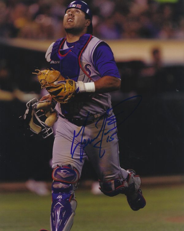 AUTOGRAPHED GERALD LAIRD 8X10 Texas Rangers photo