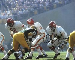 Autographed ED BUDDE 8x10 Kansas City Chiefs Photo