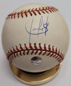 Autographed JUAN GONZALEZ Official Major League Baseball