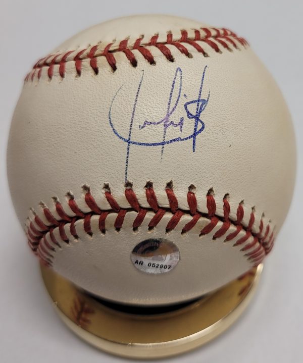 Autographed JUAN GONZALEZ Official Major League Baseball