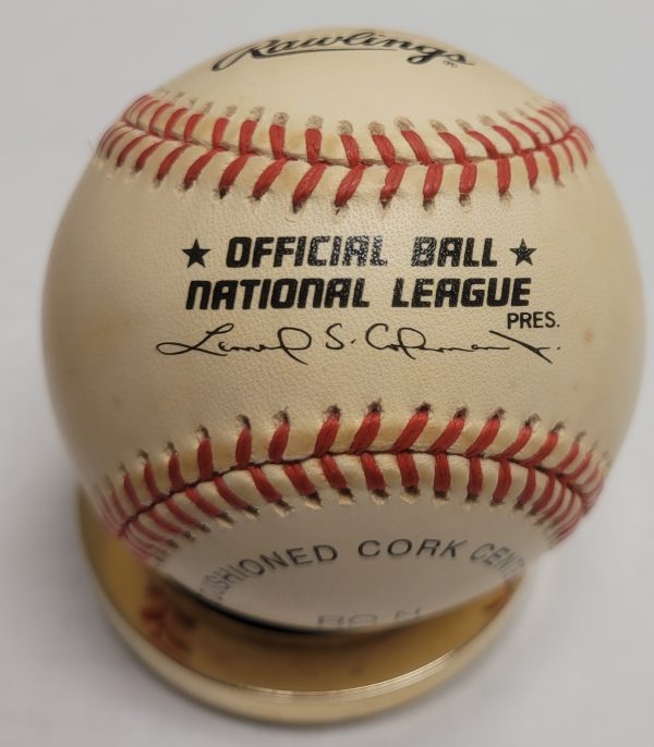 Autographed RED SCHOENDIENST "HOF 89" Official National League Baseball - Image 2