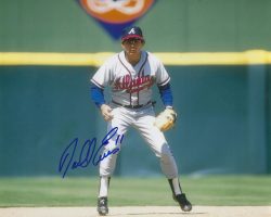 AUTOGRAPHED DARRELL EVANS 8X10 Atlanta Braves Photo