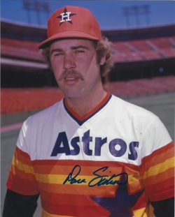 AUTOGRAPHED PAUL SIEBERT 8X10 Houston Astros Photo