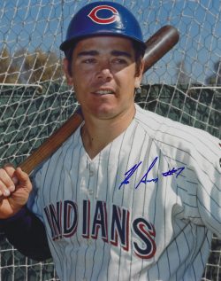 AUTOGRAPHED KEN SUAREZ 8X10 Cleveland Indians Photo