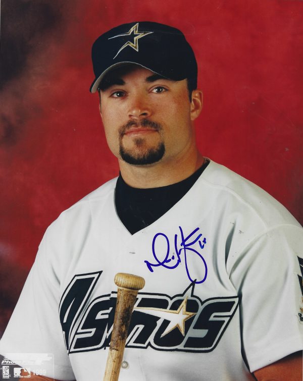 AUTOGRAPHED MIKE HAMPTON 8x10 Houston Astros Photo