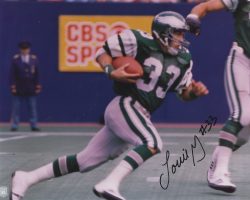 Autographed LOUIE GIAMMONA 8X10 Philadelphia Eagles Photo