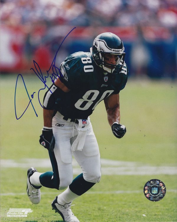 Autographed JAMES THRASH 8X10 Philadelphia Eagles Photo