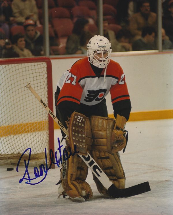 Autographed RON HEXTALL 8X10 Philadelphia Flyers Photo