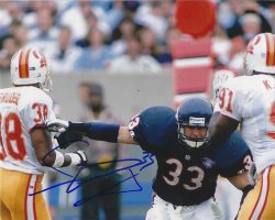 Autographed Merril Hoge 8x10 Chicago Bears Photo