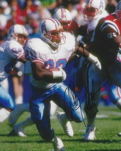 Autographed ALLEN PINKETT 8x10 Houston Oilers Photo