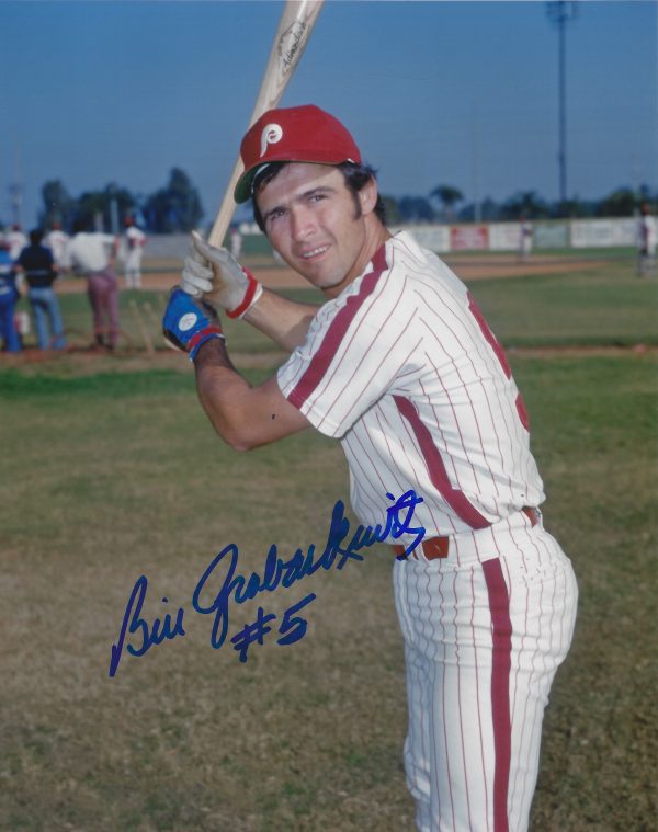 AUTOGRAPHED BILLY GRABARKEWITZ 8x10 Philadelphia Phillies photo