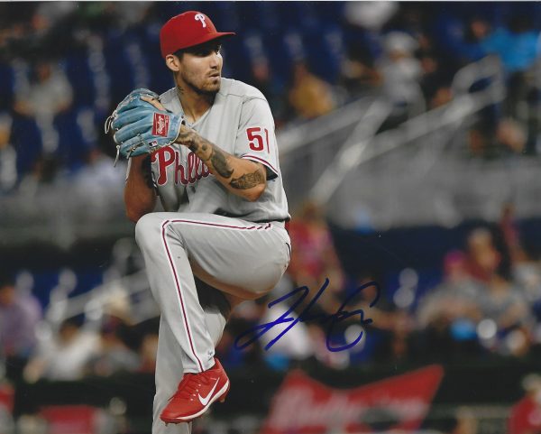 Autographed HANS CROUSE 8X10 Philadelphia Phillies Photo