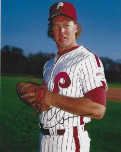 AUTOGRAPHED ROCKY CHILDRESS 8x10 Philadelphia Phillies Photo