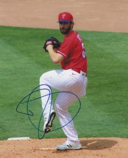 AUTOGRAPHED DILLON MAPLES 8x10 Philadelphia Phillies Photo