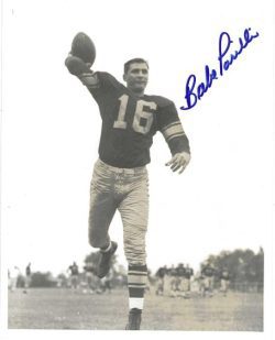 Autographed BABE PARILLI 8X10 Green Bay Packers Photo