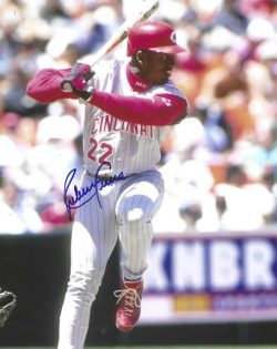 AUTOGRAPHED RUBEN SIERRA 8X10 Cincinnati Reds Photo