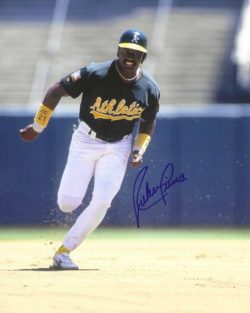 AUTOGRAPHED RUBEN SIERRA 8X10 Oakland A's Photo