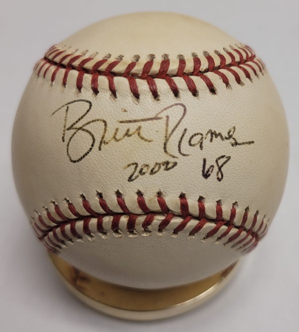 Autographed BRITT REAMES Official Major League Baseball