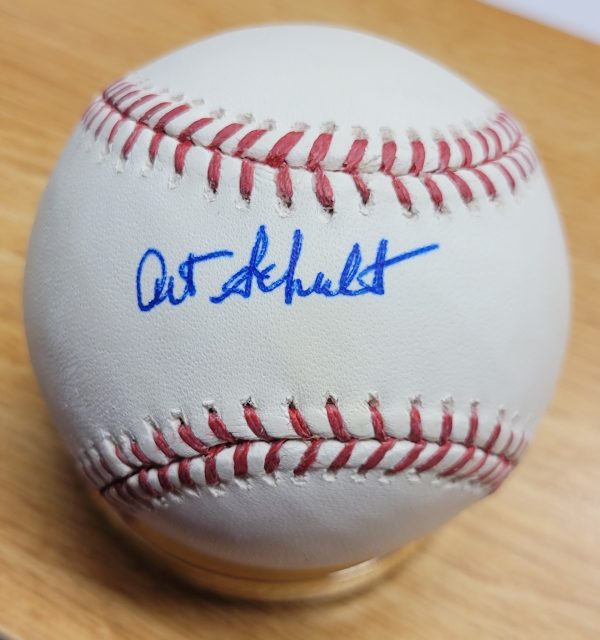 Autographed ART SCHULT Official Major League Baseball