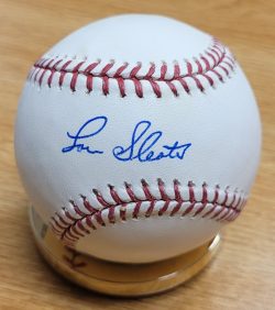 Autographed LOU SLEATER Official Major League Baseball