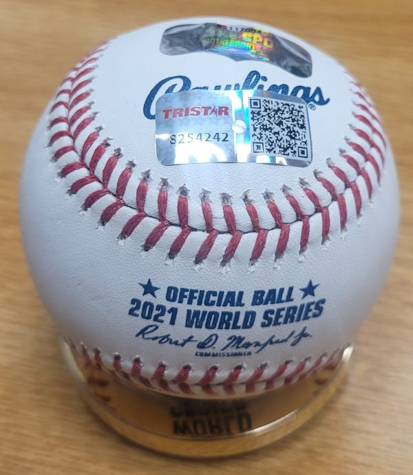 Autographed BRIAN SNITKER "2021 WS Champs" Official 2021 World Series Major League Baseball - Image 2