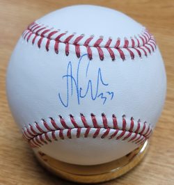 Autographed A.J. PUK Official Rawlings Major League Baseball