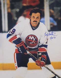 Autographed BRYAN TROTTIER 11X14 New York Islanders Photo