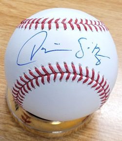 Autographed DOMINIC SMITH Official Major League Baseball
