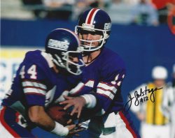 AUTOGRAPHED JERRY GOLSTEYN 8X10 New York Giants Photo