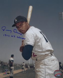 AUTOGRAPHED TOMMY DAVIS 8x10 Los Angeles Dodgers Photo