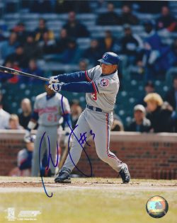 AUTOGRAPHED JOSE VIDRO 8X10 Montreal Expos Photo