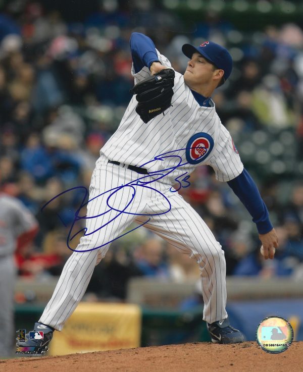 AUTOGRAPHED RICH HILL 8x10 Chicago Cubs Photo