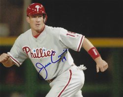 AUTOGRAPHED JEFF CONINE 8X10 Philadelphia Phillies Photo