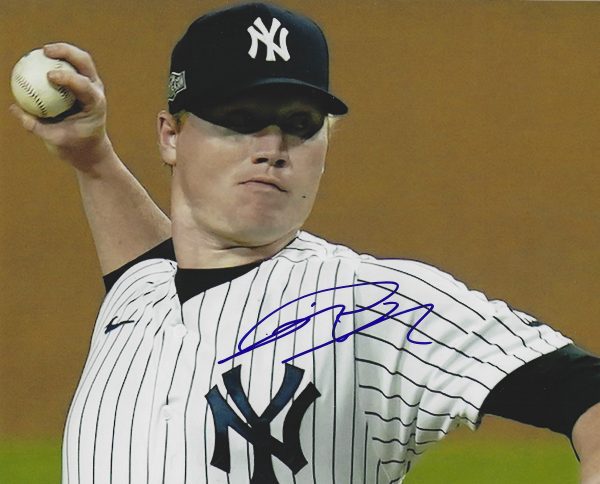 Autographed NICK NELSON 8X10 New York Yankees Photo