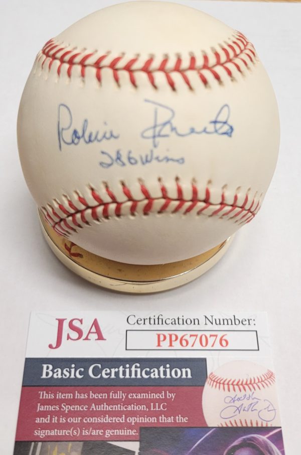 Autographed Robin Roberts "286 Wins" Official National League Baseball JSA
