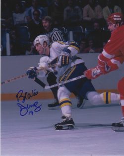 Autographed BLAKE DUNLOP 8X10 St. Louis Blues Photo