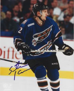 Autographed JOE JUNEAU 8x10 Washington Capitals photo. - Main Line  Autographs