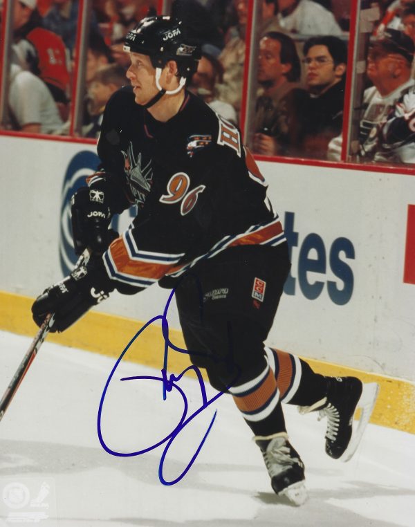 Autographed PHIL HOUSLEY 8X10 Washington Capitals Photo