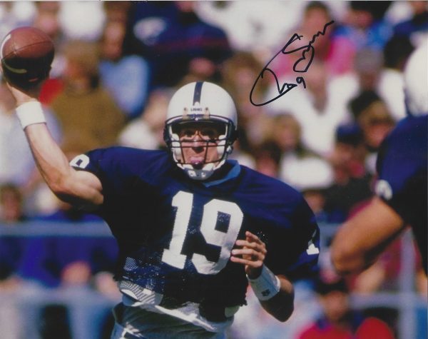 Autographed TONY SACCA 8X10 Penn State University Photo