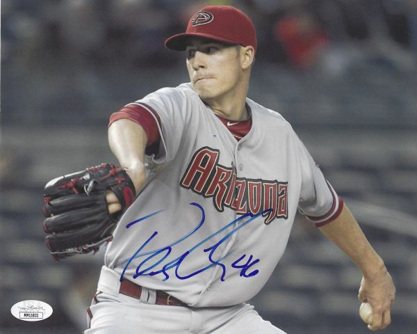 Autographed PATRICK CORBIN 8X10 Arizona Diamondbacks Photo JSA