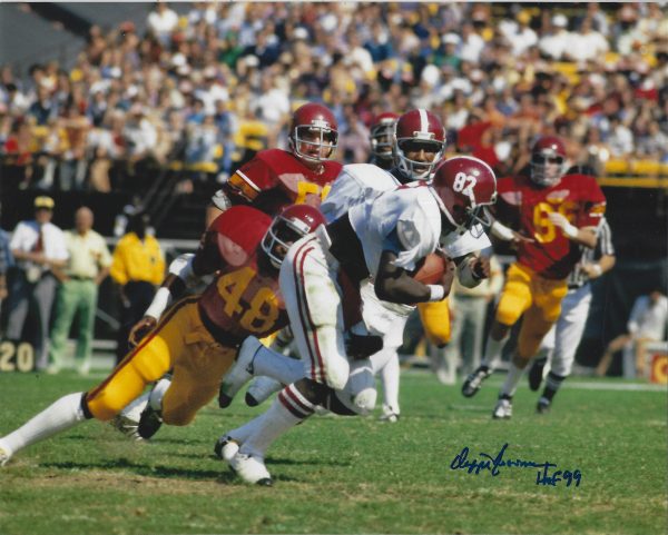 Autographed OZZIE NEWSOME 8X10 Alabama Crimson Tide Photo