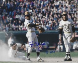 Autographed DAVE CASH "71 WSC" 8X10 Pittsburgh Pirates Photo