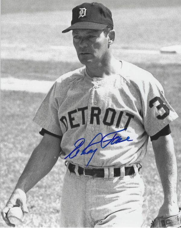 AUTOGRAPHED ELROY FACE 8X10 Detroit Tigers Photo