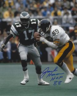 Autographed  JACK HAM HOF 88 8X10 Pittsburgh Steelers Photo