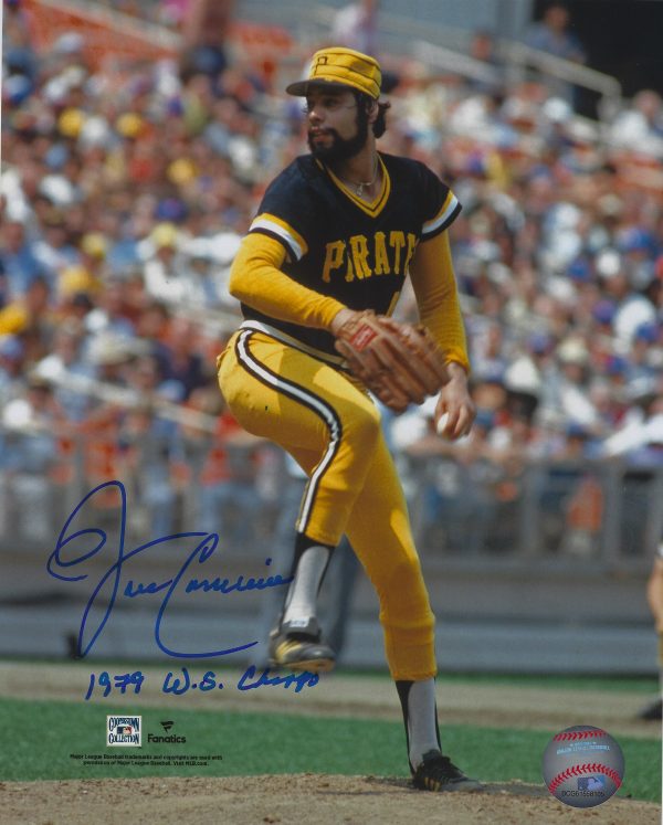 Autographed JOHN CANDELARIA 8X10 Pittsburgh Pirates Photo